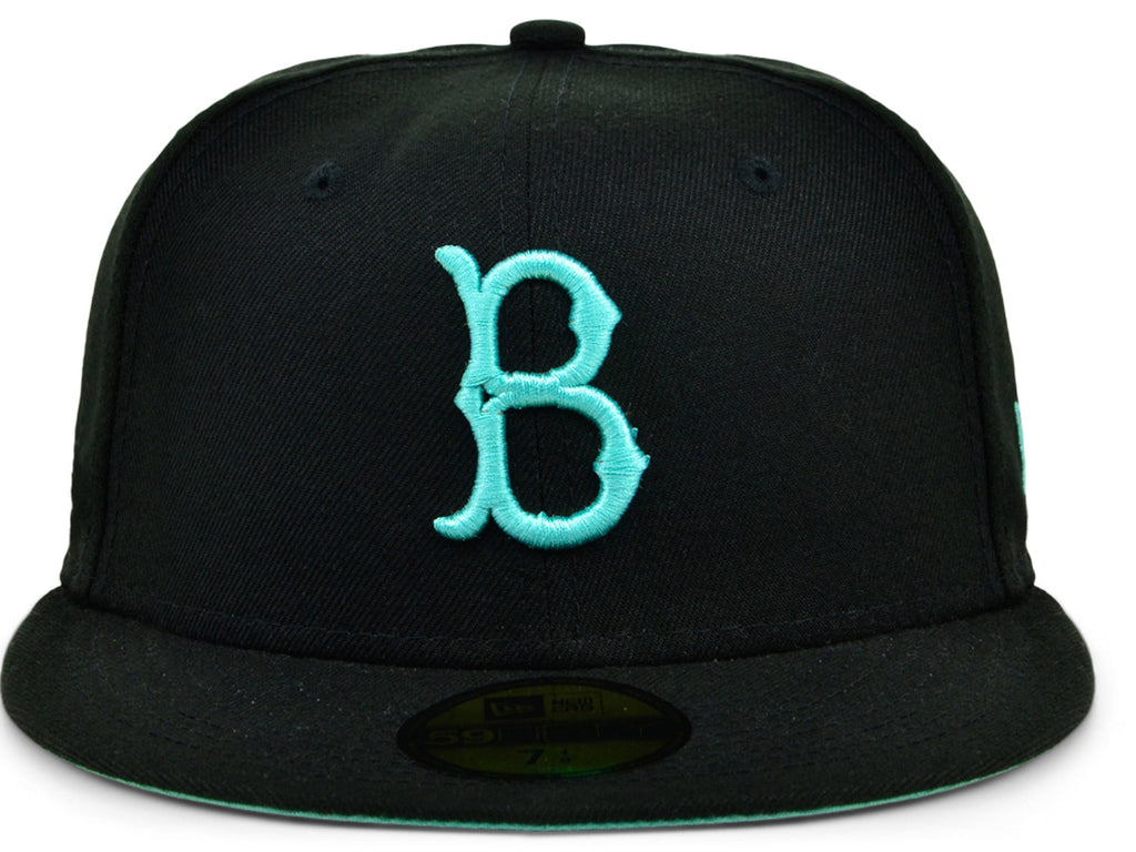 New Era x Lids HD Brooklyn Dodgers Black/Mint 2022 59FIFTY Fitted Cap