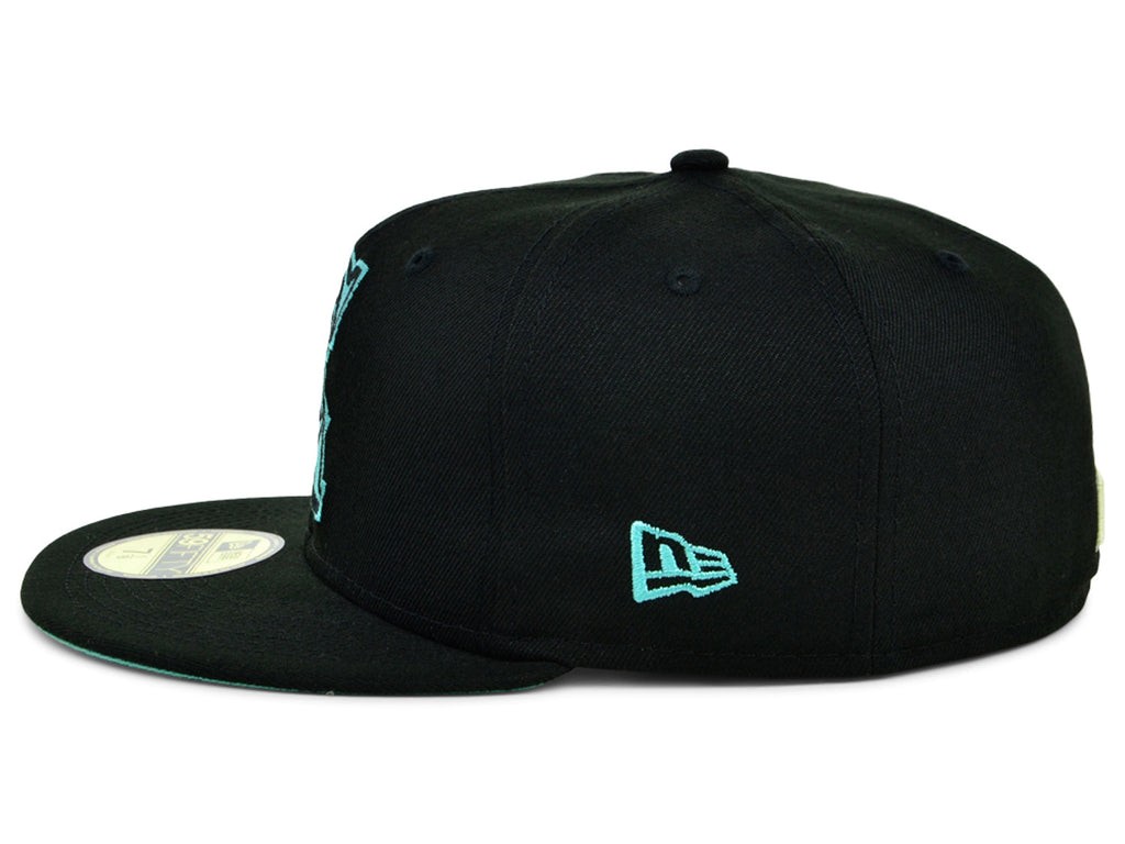 New Era x Lids HD California Angels Black/Mint 2022 59FIFTY Fitted Cap