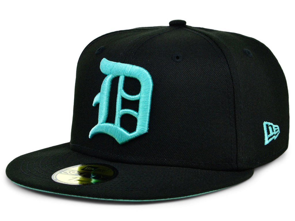 New Era x Lids HD Detroit Tigers Black/Mint 2022 59FIFTY Fitted Cap