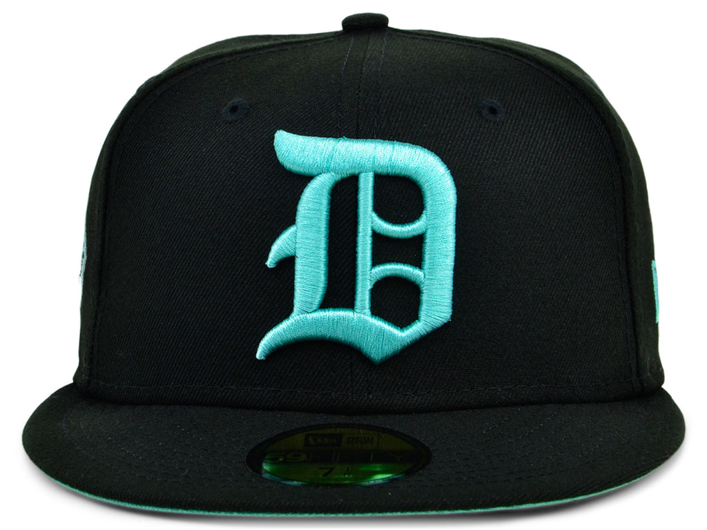 New Era x Lids HD Detroit Tigers Black/Mint 2022 59FIFTY Fitted Cap