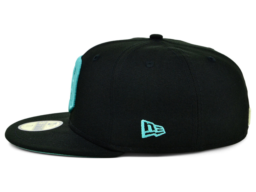 New Era x Lids HD Detroit Tigers Black/Mint 2022 59FIFTY Fitted Cap