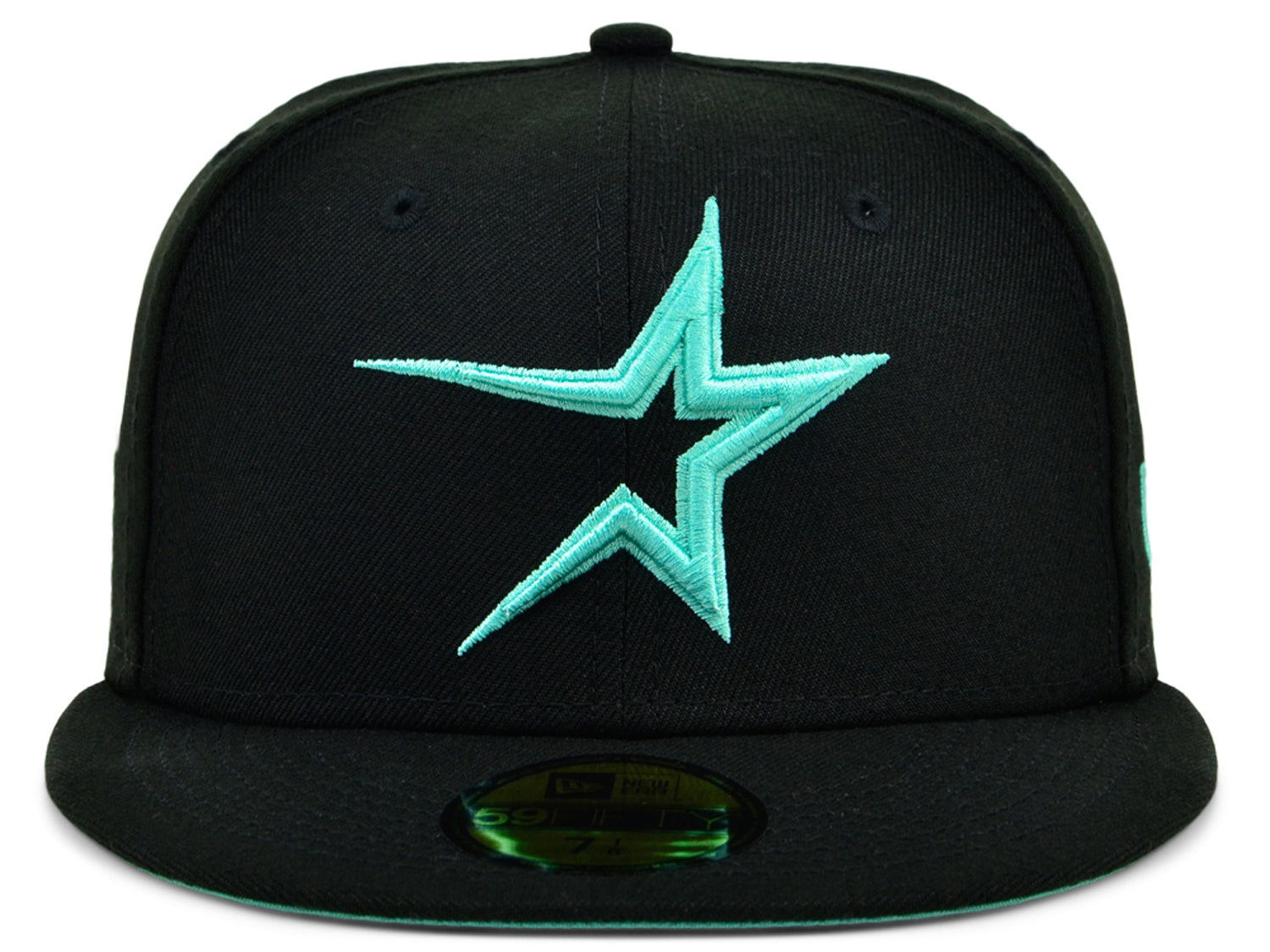 Lids Houston Astros Fanatics Branded Smoke Dye Fitted Hat - Black/White