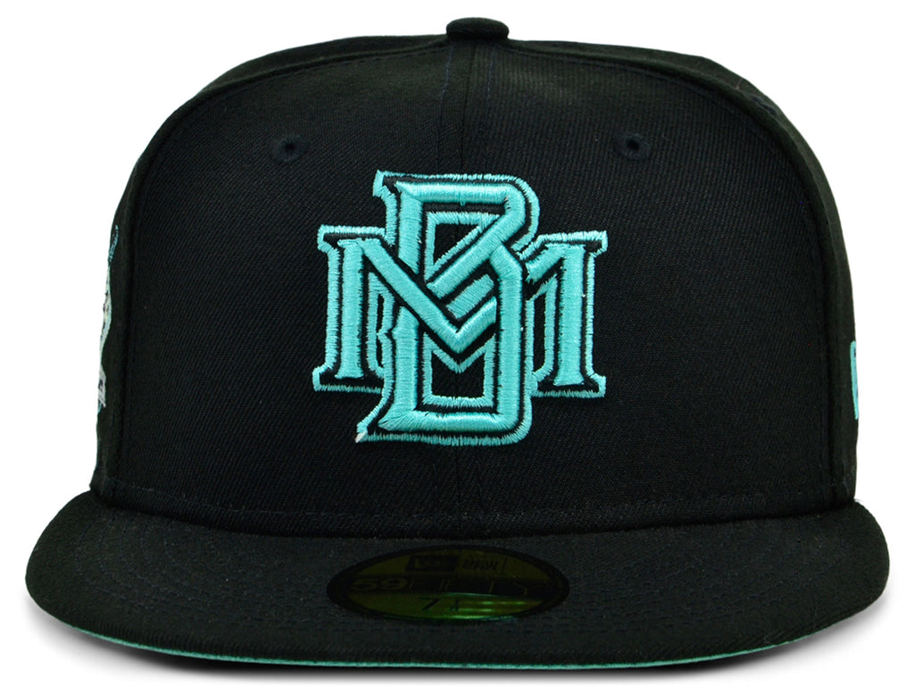 New Era x Lids HD Milwaukee Brewers Black/Mint 2022 59FIFTY Fitted Cap