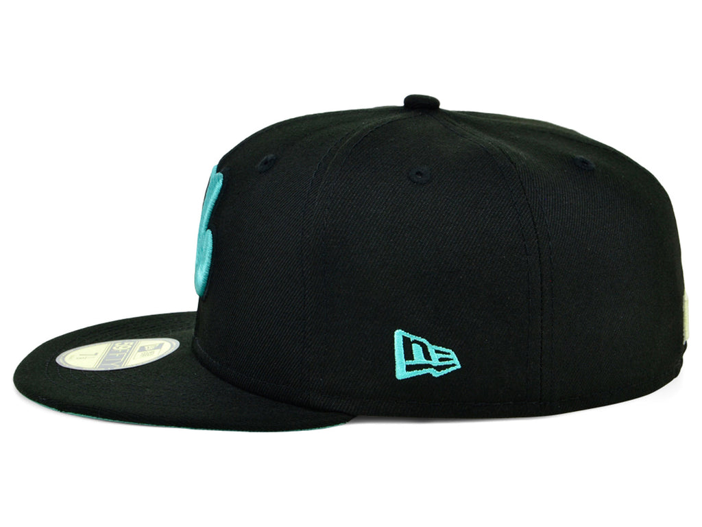 New Era x Lids HD Montreal Expos Black/Mint 2022 59FIFTY Fitted Cap