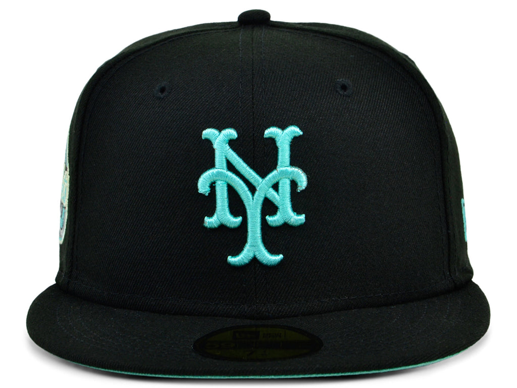 New Era x Lids HD New York Mets Black/Mint 2022 59FIFTY Fitted Cap