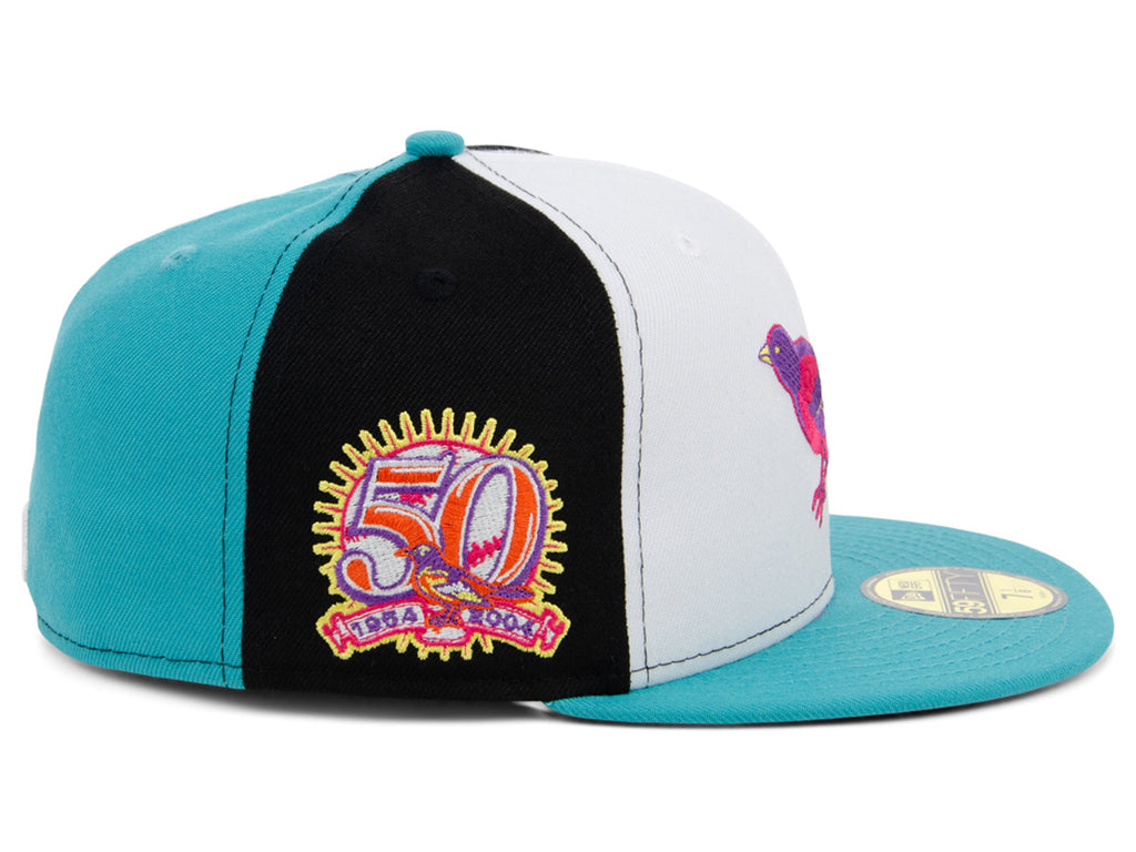 New Era x Lids HD  Baltimore Orioles Sugar Skull Pinwheel 2022 59FIFTY Fitted Cap