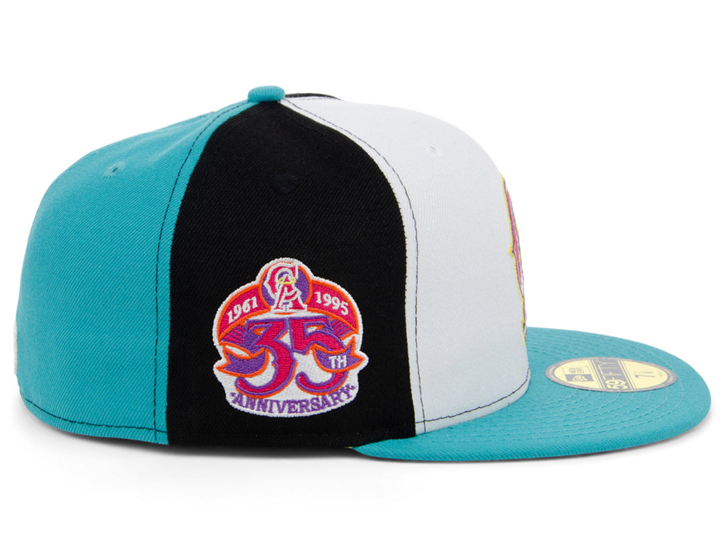 New Era x Lids HD  California Angels Sugar Skull Pinwheel 2022 59FIFTY Fitted Cap