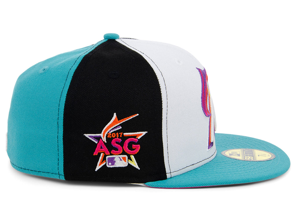 New Era x Lids HD  Miami Marlins Sugar Skull Pinwheel 2022 59FIFTY Fitted Cap