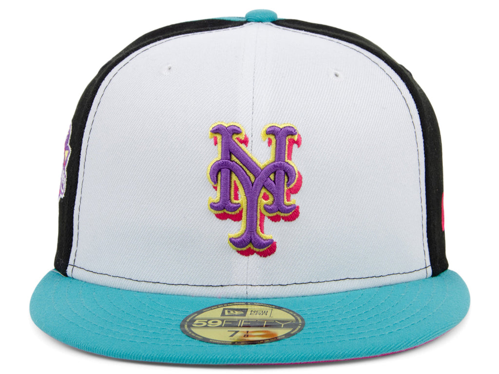 New Era x Lids HD  New York Mets Sugar Skull Pinwheel 2022 59FIFTY Fitted Cap