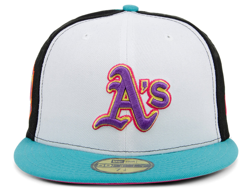 New Era x Lids HD  Oakland Athletics Sugar Skull Pinwheel 2022 59FIFTY Fitted Cap