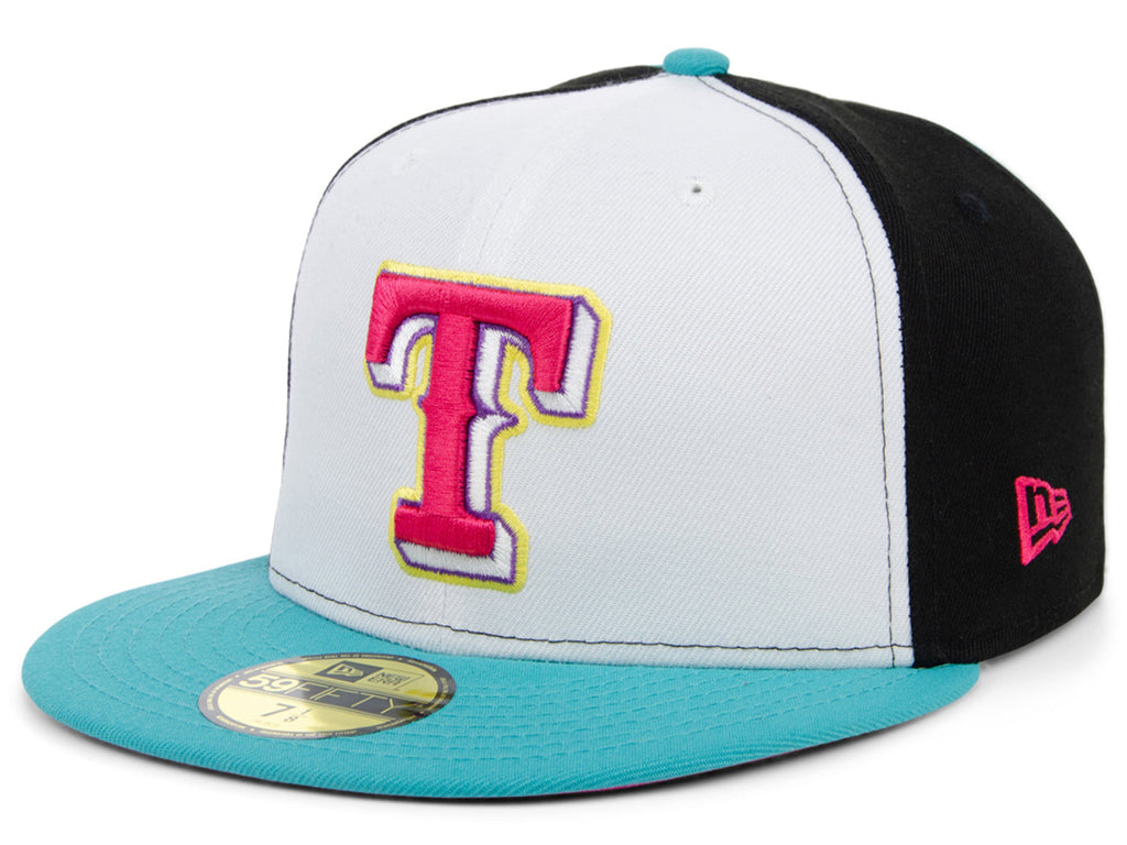 New Era x Lids HD  Texas Rangers Sugar Skull Pinwheel 2022 59FIFTY Fitted Cap