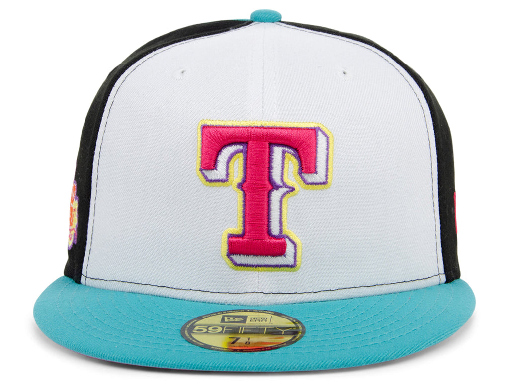 New Era x Lids HD  Texas Rangers Sugar Skull Pinwheel 2022 59FIFTY Fitted Cap