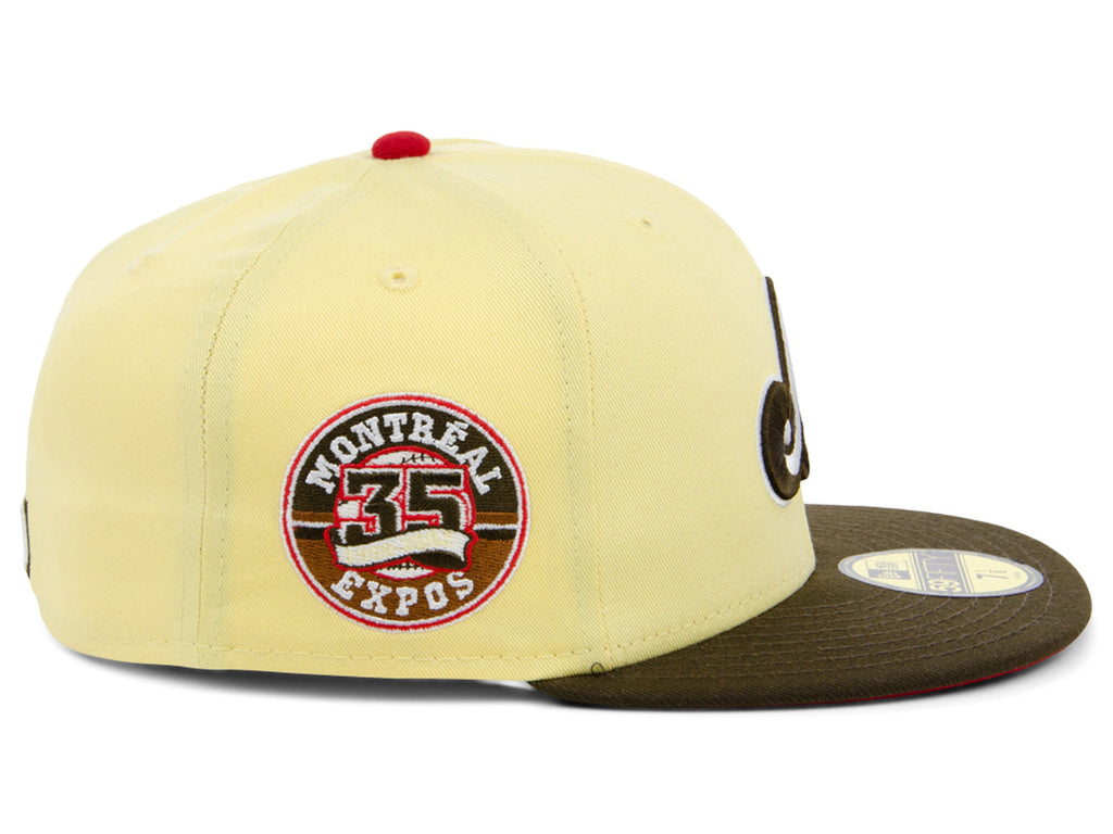 New Era x Lids HD  Montreal Expos Ice Cream Banana Split 2022 59FIFTY Fitted Cap