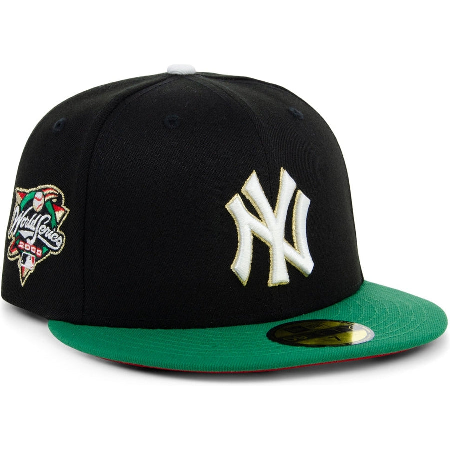 Green brim shop yankee fitted