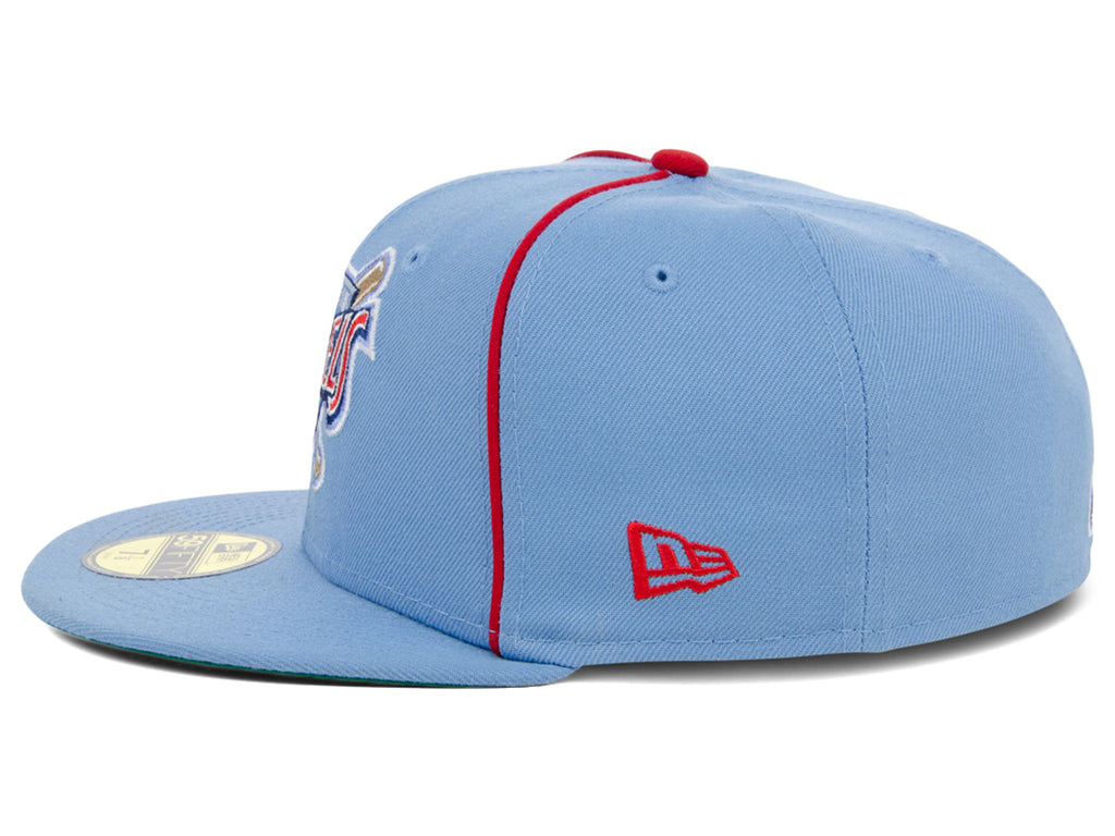 New Era x Lids HD  Anaheim Angels Powder Blue Pipe 2022 59FIFTY Fitted Cap