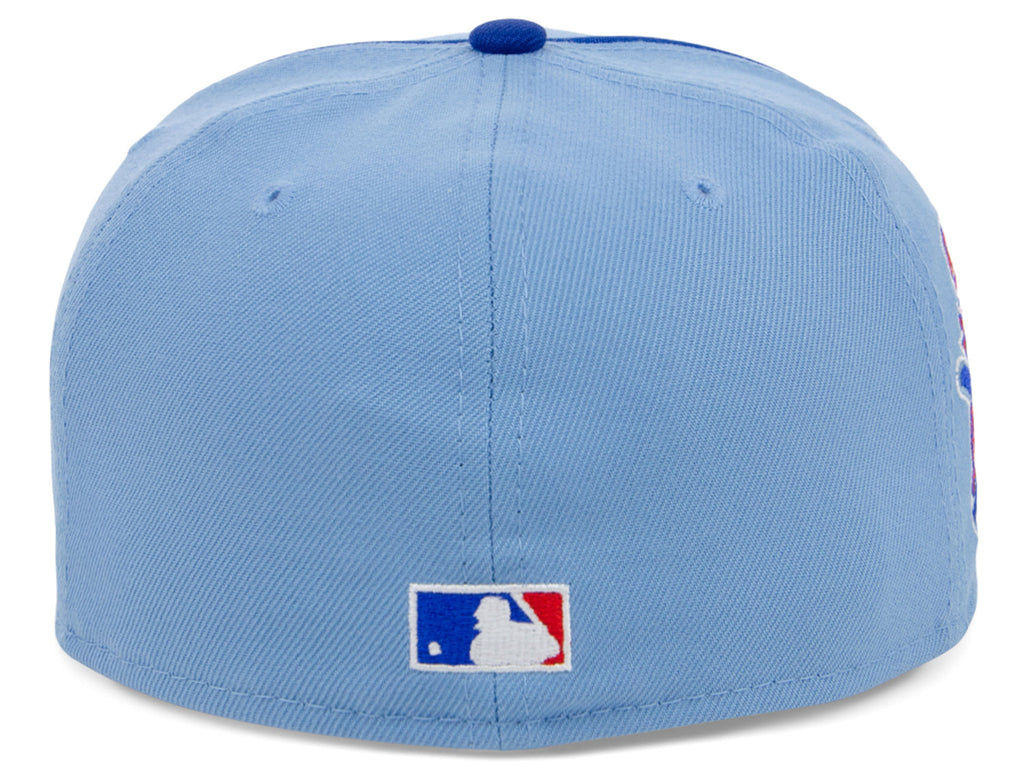 New Era x Lids HD  Atlanta Braves Powder Blue Pipe 2022 59FIFTY Fitted Cap