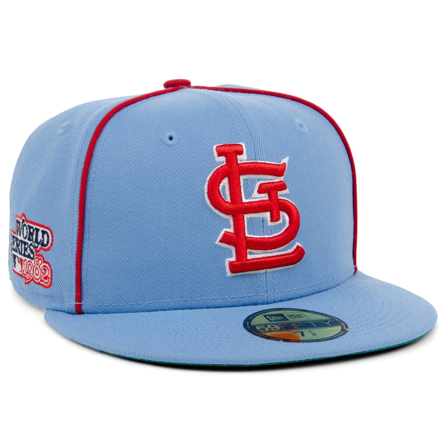 New Era x Lids HD  St. Louis Cardinals Powder Blue Pipe 2022 59FIFTY Fitted Cap