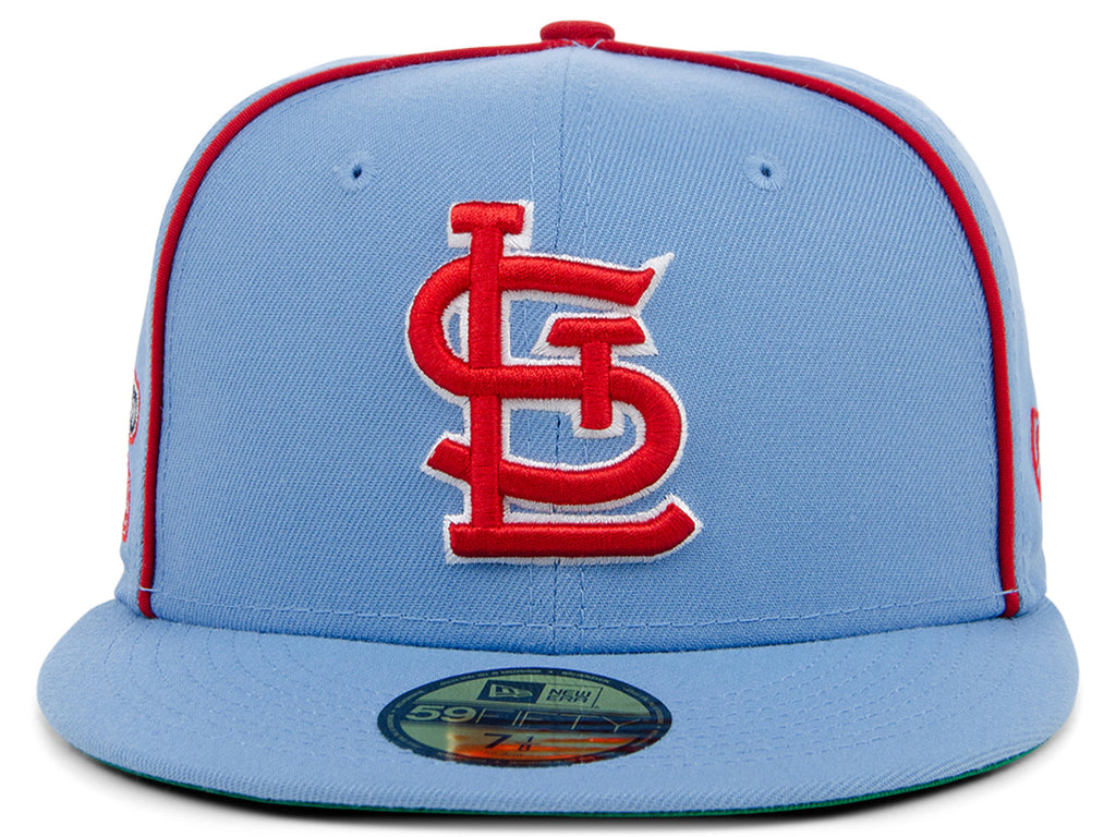 New Era x Lids HD  St. Louis Cardinals Powder Blue Pipe 2022 59FIFTY Fitted Cap