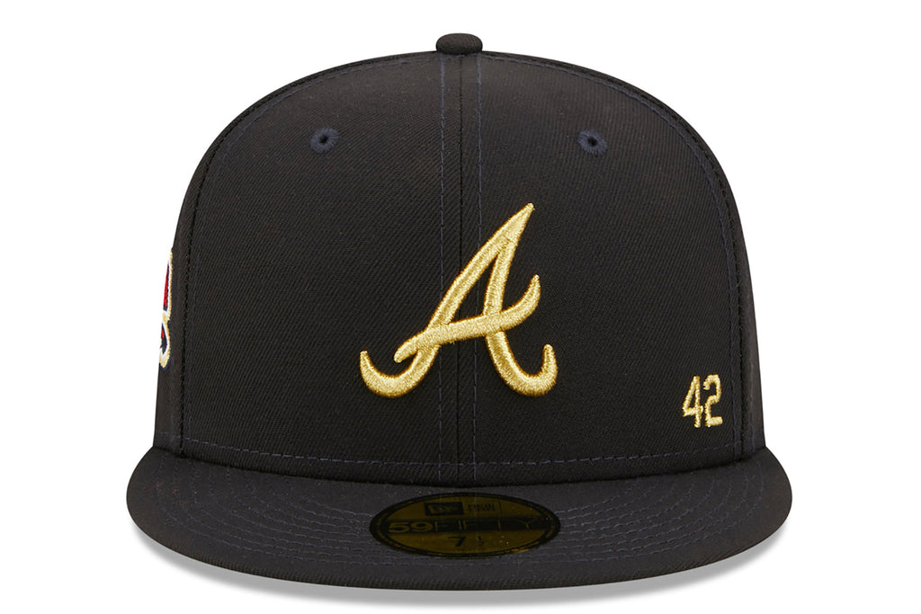 New Era x Lids HD Atlanta Braves Thank You Jackie 2.0 59FIFTY Fitted Cap