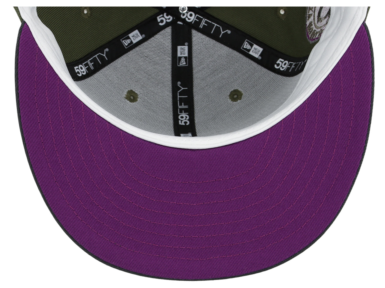 Lids Detroit Tigers New Era Purple Undervisor 59FIFTY Fitted Hat - Red