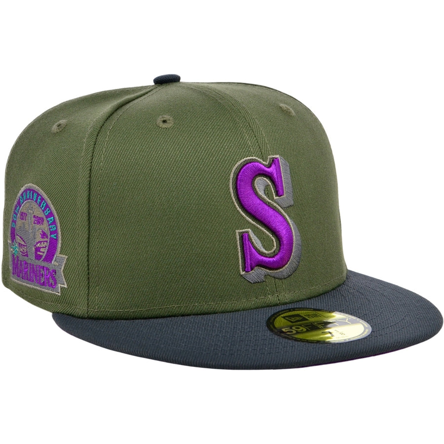 New Era x Lids HD  Seattle Mariners Mossy Haze 2022 59FIFTY Fitted Cap