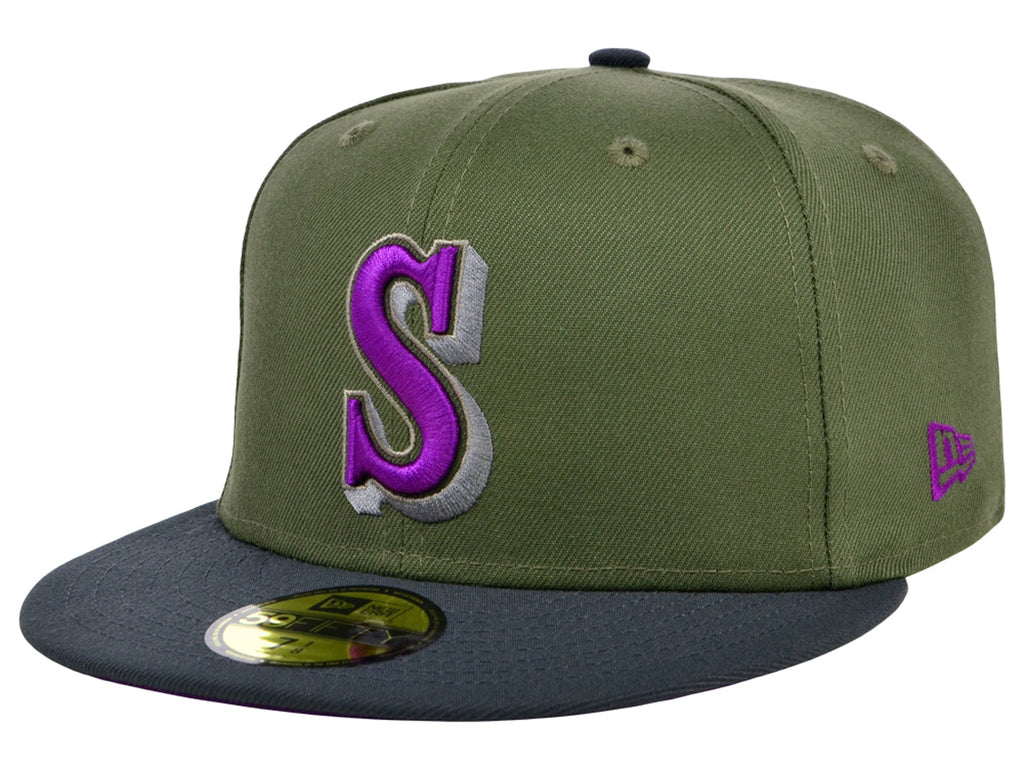 New Era x Lids HD  Seattle Mariners Mossy Haze 2022 59FIFTY Fitted Cap