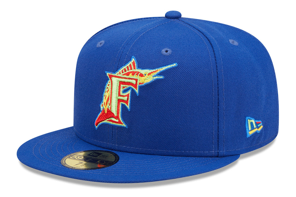 New Era x Lids HD  Florida Marlins Thermal Scan 59FIFTY Fitted Cap