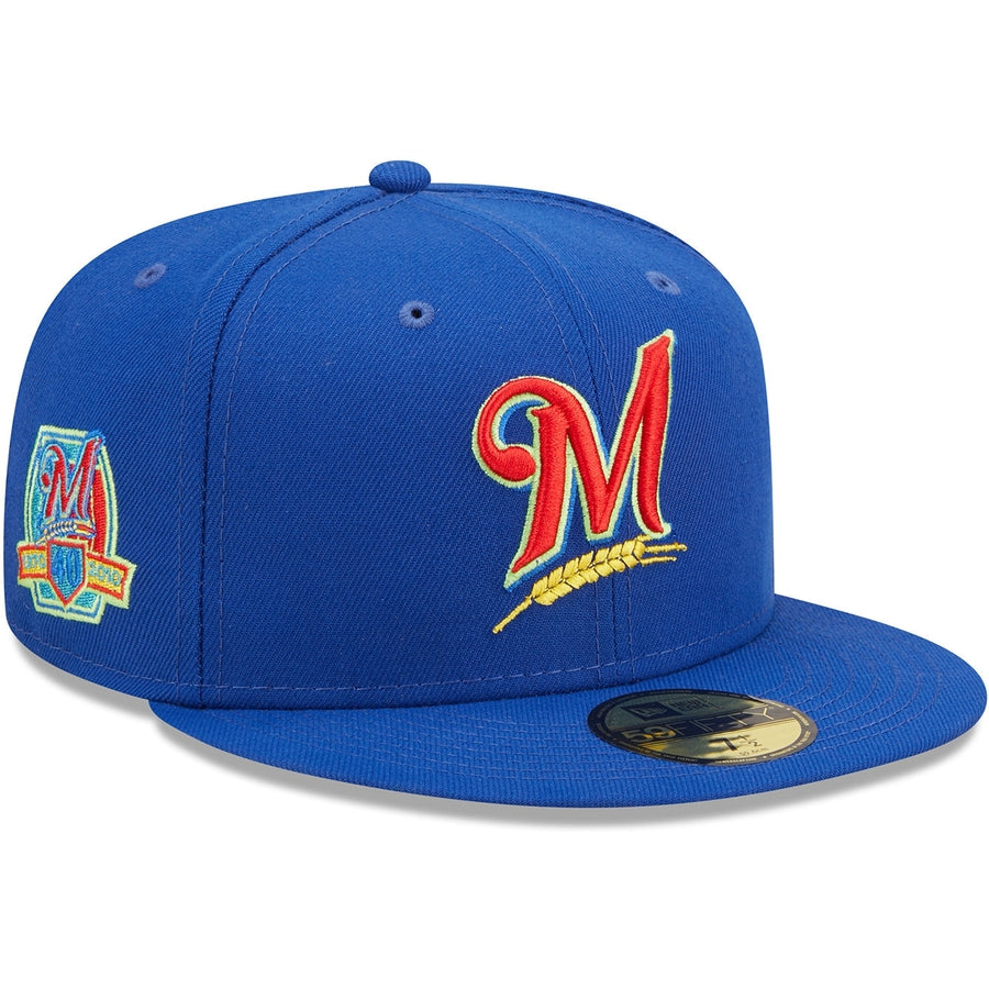 New Era x Lids HD  Milwaukee Brewers Thermal Scan 59FIFTY Fitted Cap