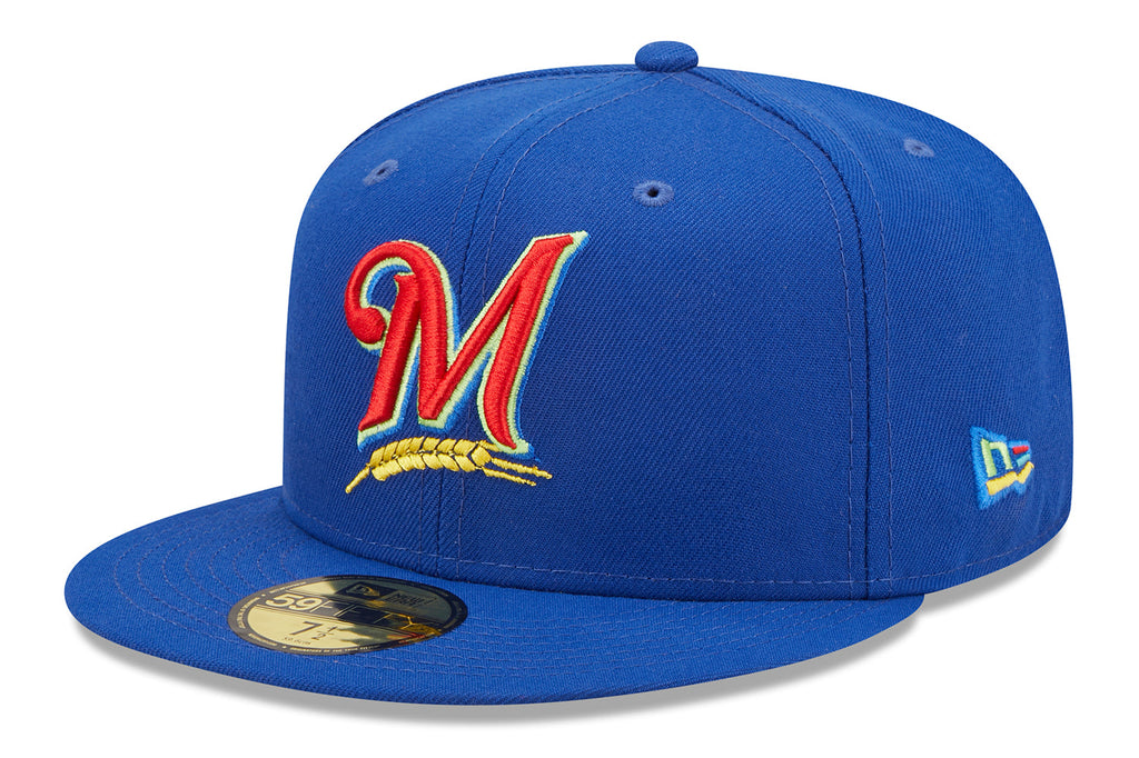 New Era x Lids HD  Milwaukee Brewers Thermal Scan 59FIFTY Fitted Cap