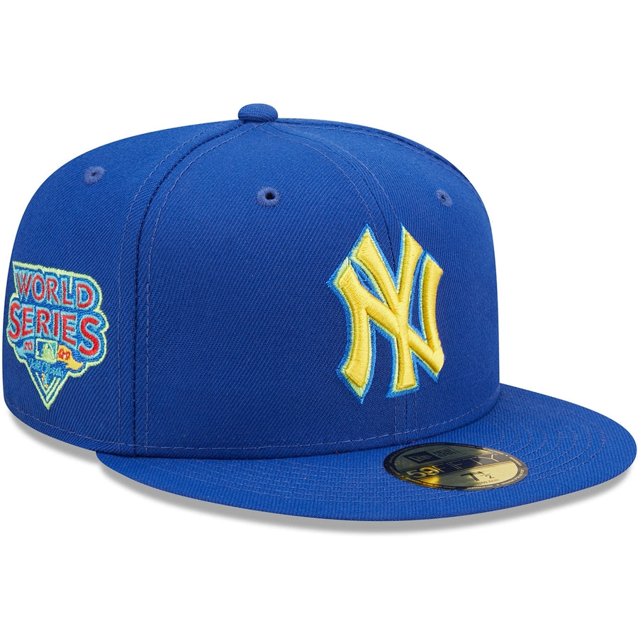Lids New York Knicks Era Side Patch 59FIFTY Fitted Hat - Blue