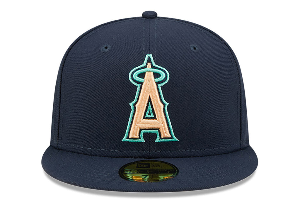 New Era x Lids HD  Anaheim Angels Oceanside Peach 2022 59FIFTY Fitted Cap