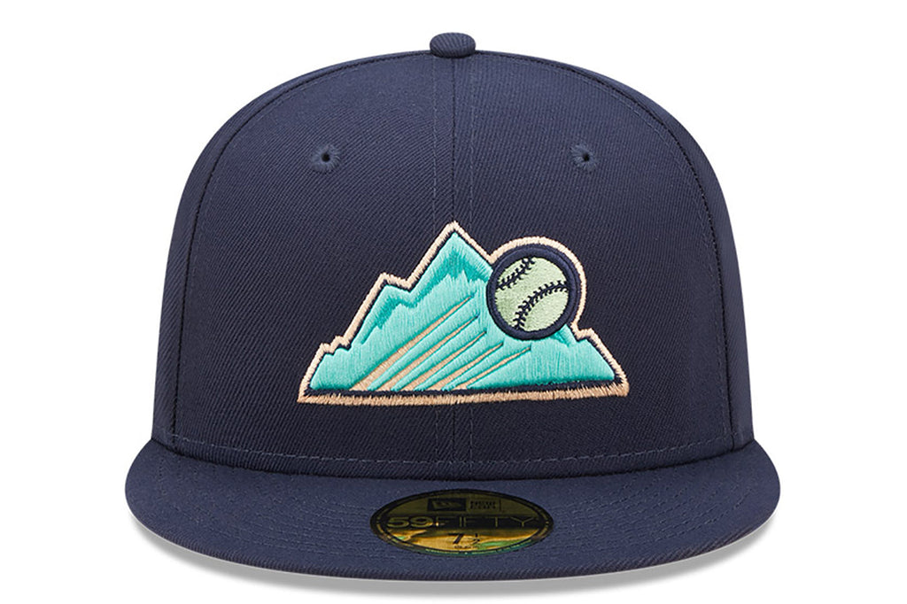 New Era x Lids HD  Colorado Rockies Oceanside Peach 2022 59FIFTY Fitted Cap