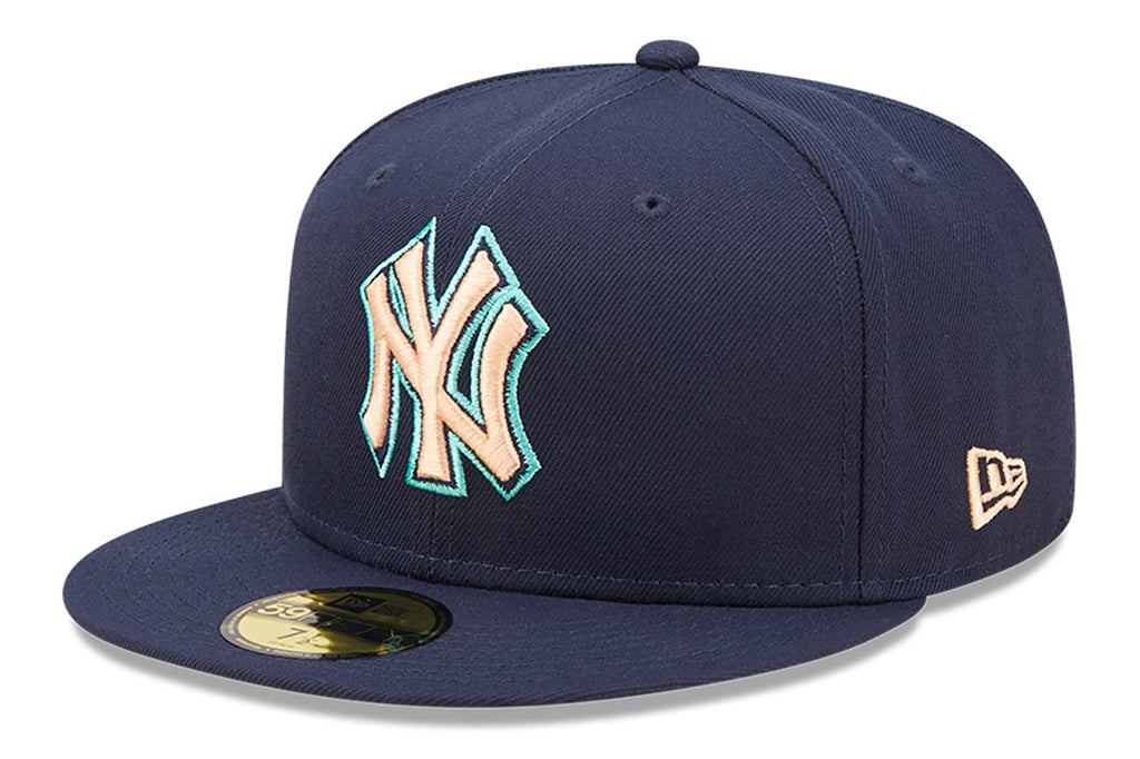 New Era x Lids HD  New York Yankees Oceanside Peach 2022 59FIFTY Fitted Cap