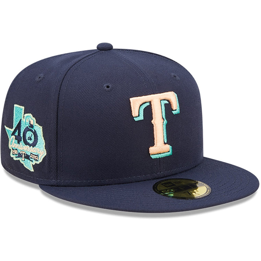 New Era x Lids HD  Texas Rangers Oceanside Peach 2022 59FIFTY Fitted Cap