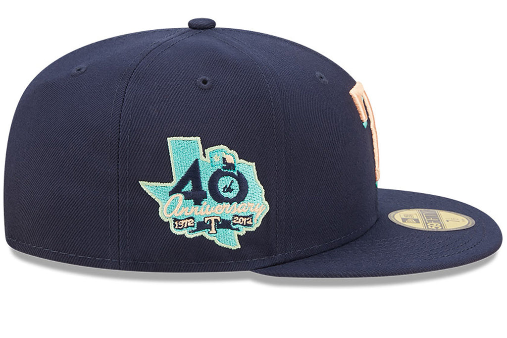 New Era x Lids HD  Texas Rangers Oceanside Peach 2022 59FIFTY Fitted Cap