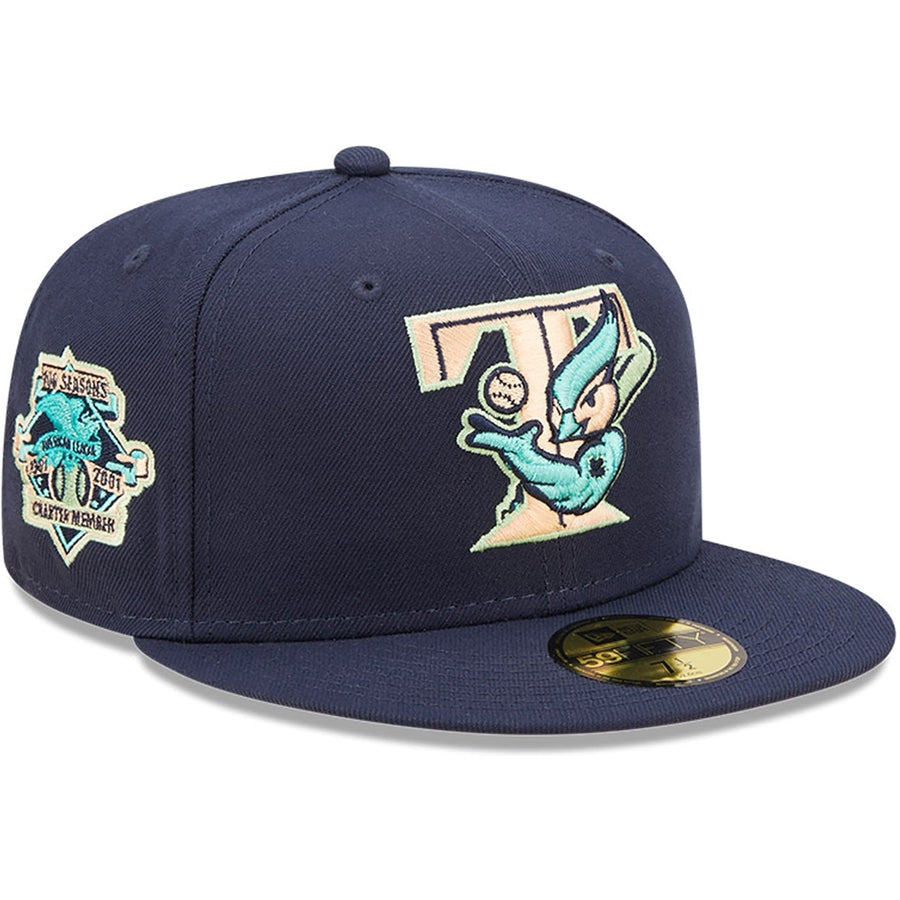 New Era x Lids HD  Toronto Blue Jays Oceanside Peach 2022 59FIFTY Fitted Cap