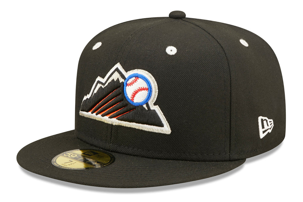 New Era x Lids HD Colorado Rockies Moon Man 59FIFTY Fitted Cap