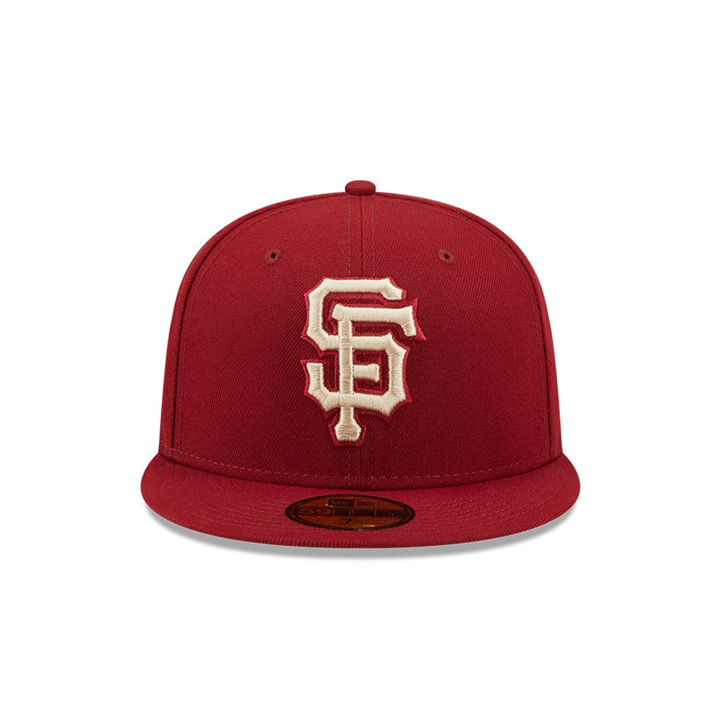 New Era x Lids HD  San Francisco Giants Cardinal Sunshine 2022 59FIFTY Fitted Cap