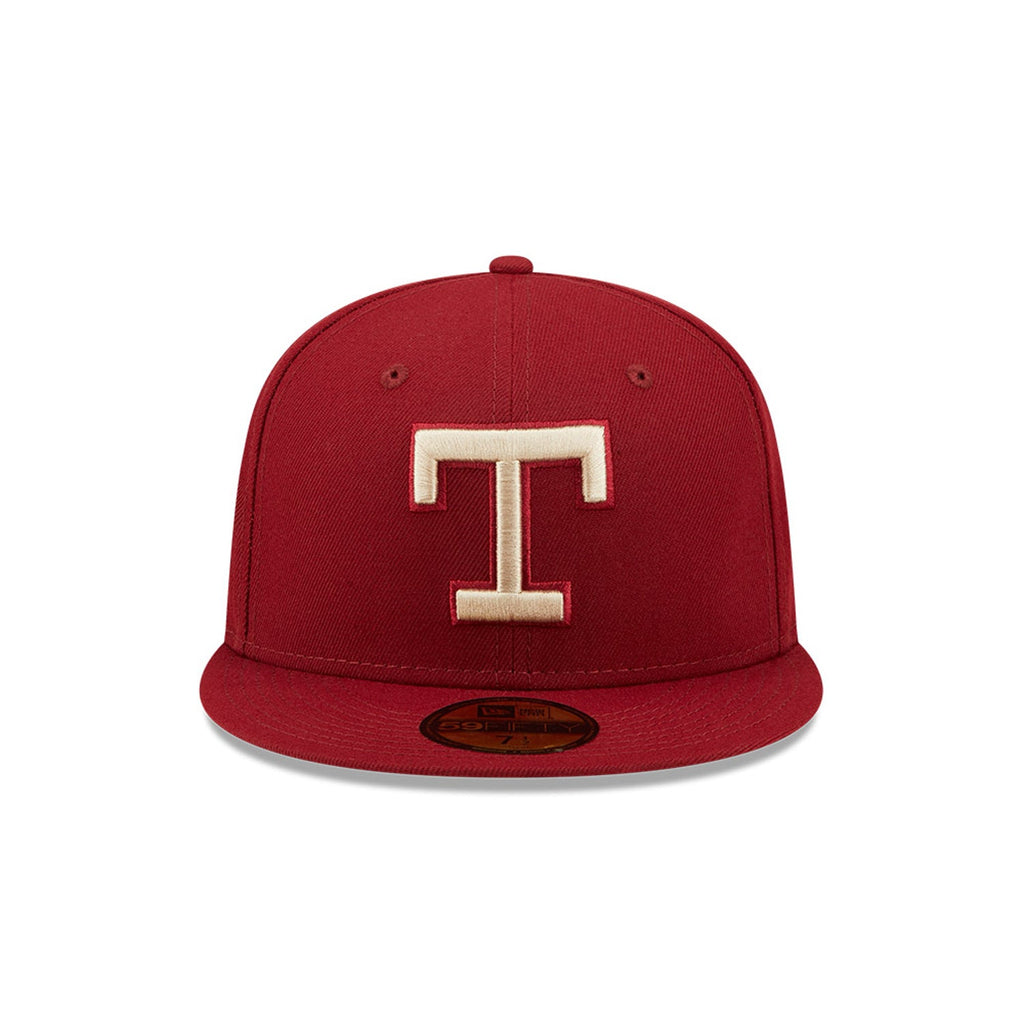 New Era x Lids HD  Texas Rangers Cardinal Sunshine 2022 59FIFTY Fitted Cap