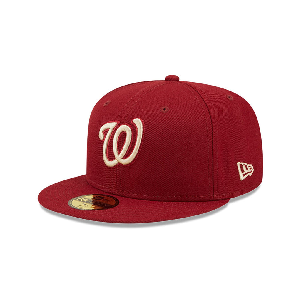 New Era x Lids HD  Washington Nationals Cardinal Sunshine 2022 59FIFTY Fitted Cap