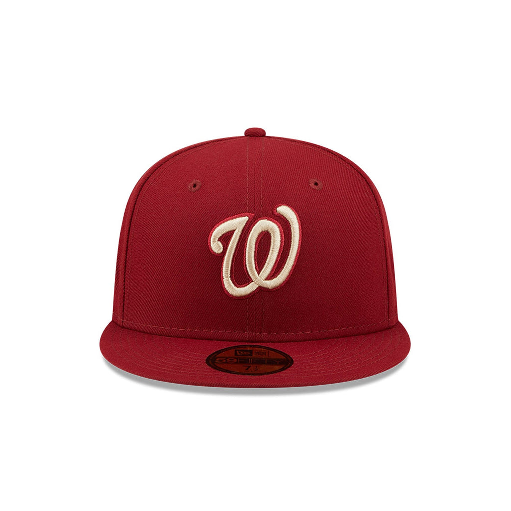 New Era x Lids HD  Washington Nationals Cardinal Sunshine 2022 59FIFTY Fitted Cap