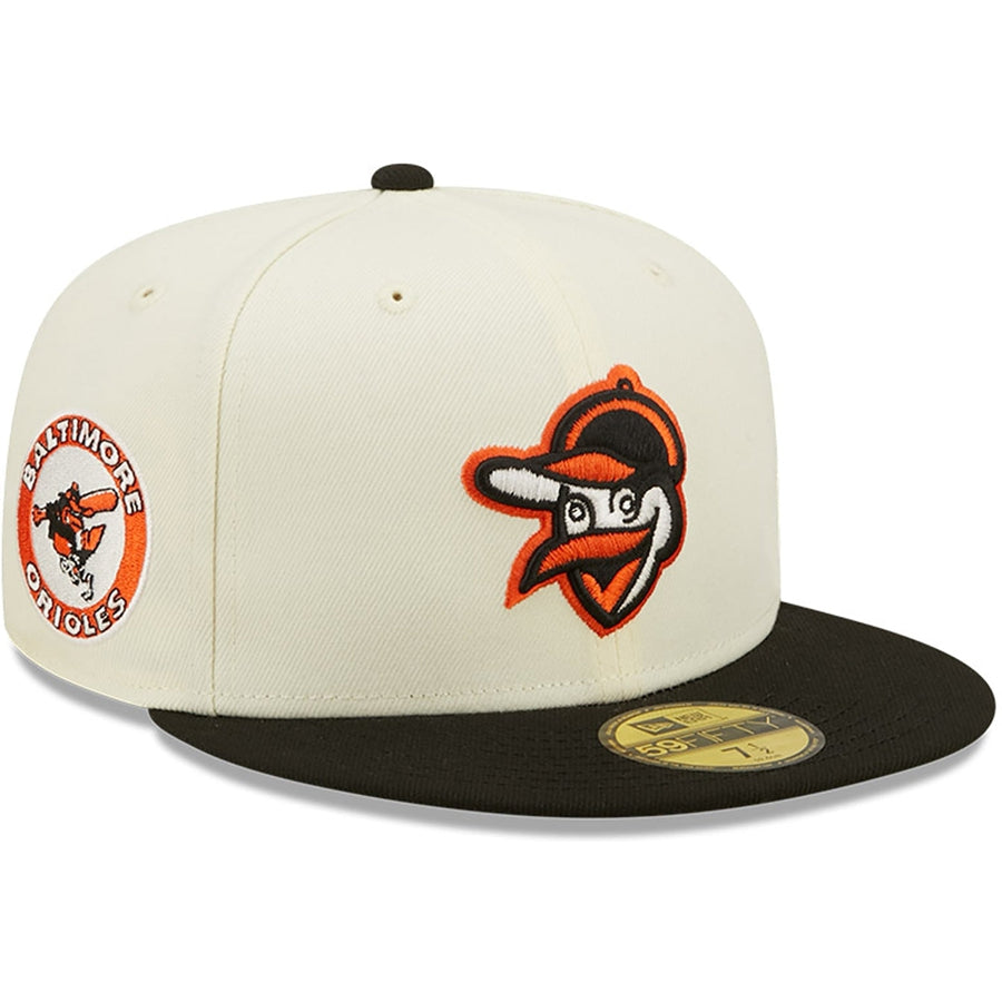 New Era x Lids HD  Baltimore Orioles Off-White  2022 B-MORE 59FIFTY Fitted Cap