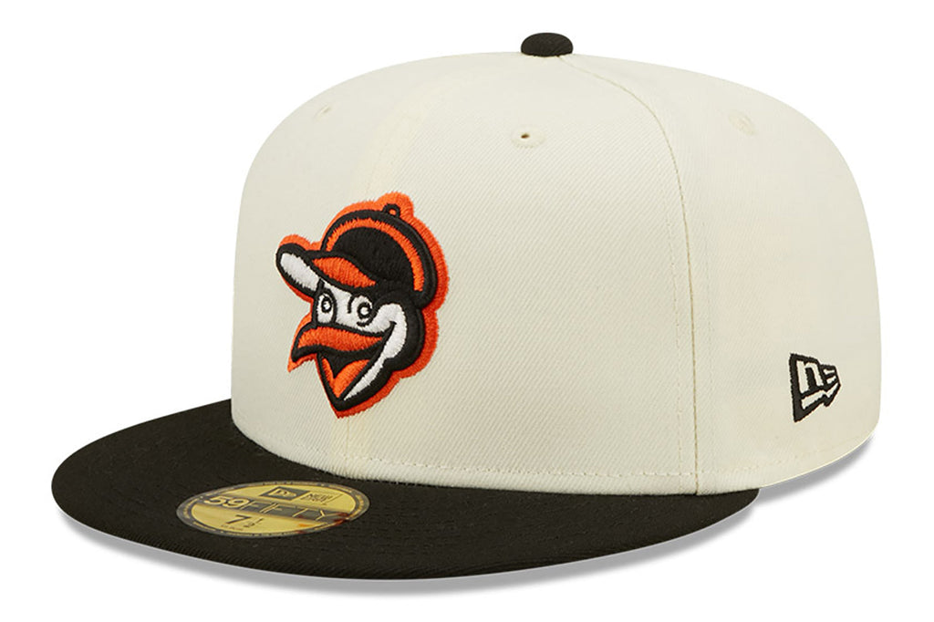 New Era x Lids HD  Baltimore Orioles Off-White  2022 B-MORE 59FIFTY Fitted Cap