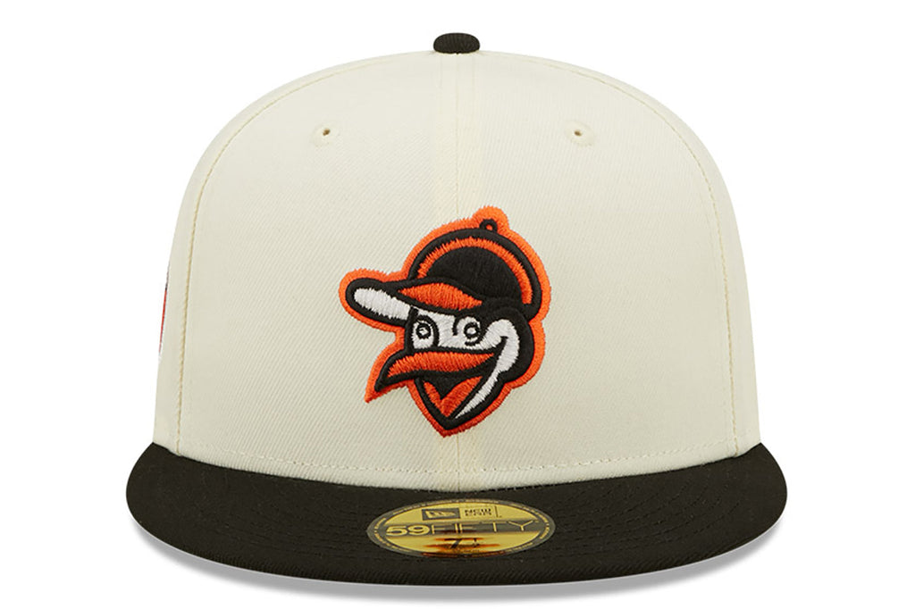 New Era x Lids HD  Baltimore Orioles Off-White  2022 B-MORE 59FIFTY Fitted Cap