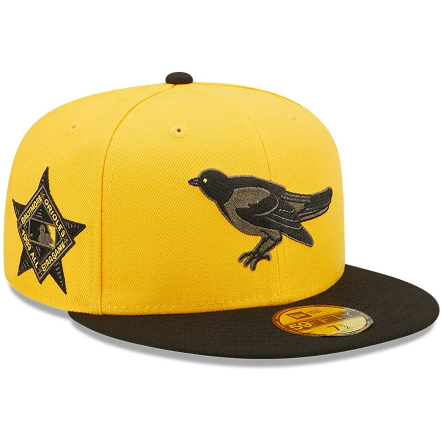 New Era x Lids HD  Baltimore Orioles Yellow/Black  2022 B-MORE 59FIFTY Fitted Cap