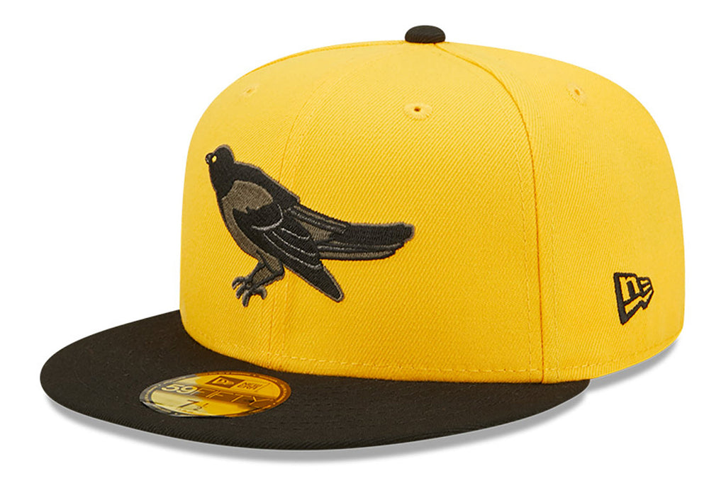 New Era x Lids HD  Baltimore Orioles Yellow/Black  2022 B-MORE 59FIFTY Fitted Cap