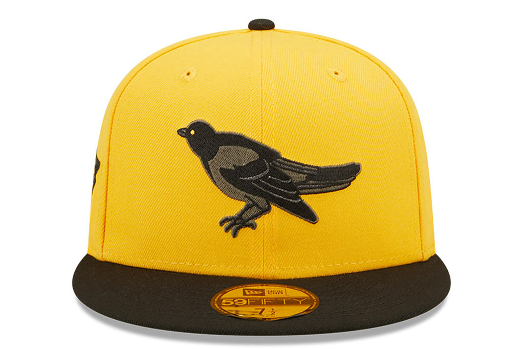 New Era x Lids HD  Baltimore Orioles Yellow/Black  2022 B-MORE 59FIFTY Fitted Cap