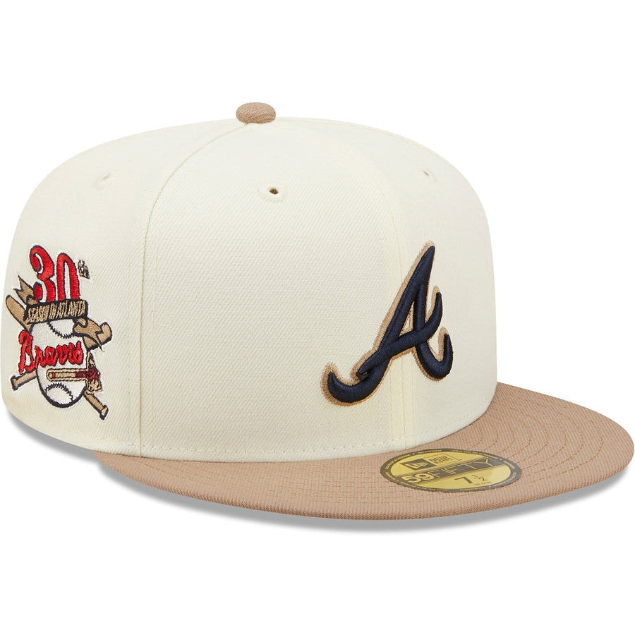Lids Atlanta Braves New Era Logo 59FIFTY Fitted Hat - Green