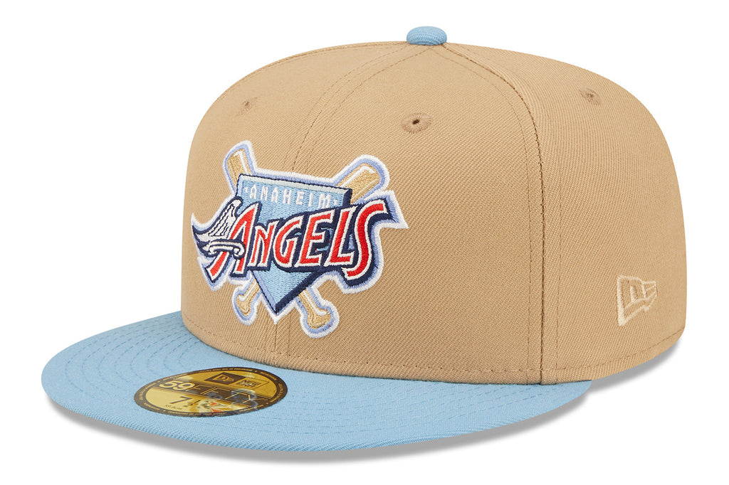 New Era x Lids HD  Anaheim Angels Classic Camel 2022 59FIFTY Fitted Cap