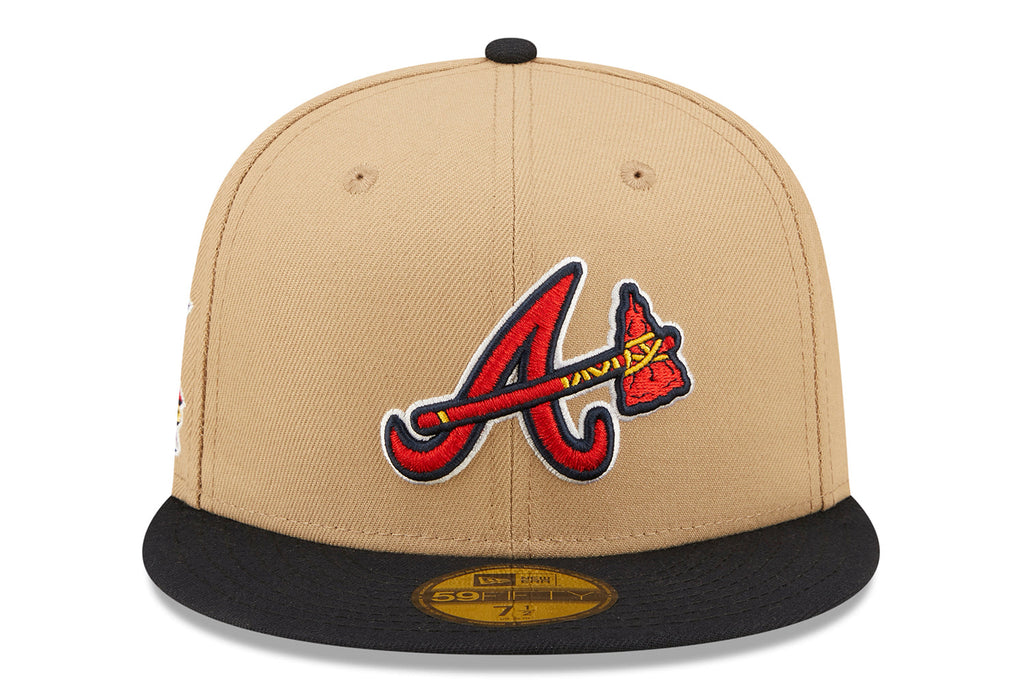 New Era x Lids HD  Atlanta Braves Classic Camel 2022 59FIFTY Fitted Cap